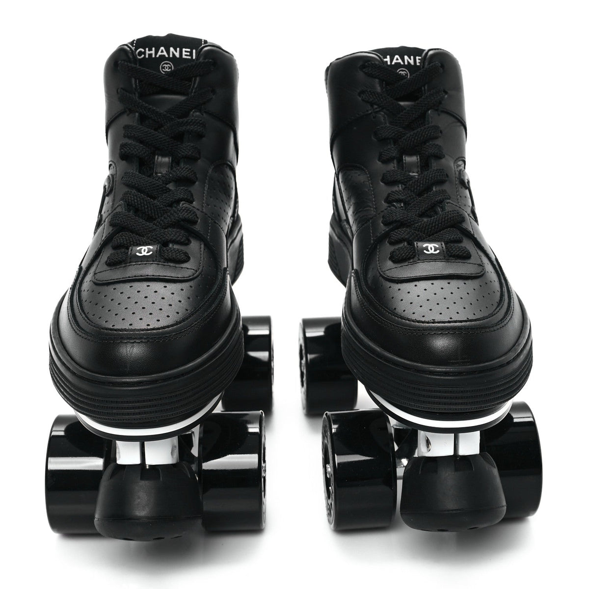 Calfskin Womens Roller Skates 39 White 38 Black