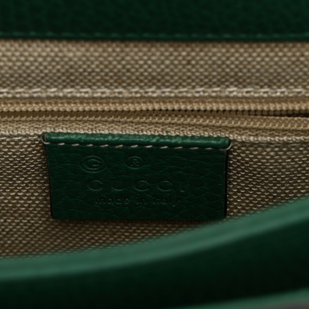 Dollar Calfskin Interlocking G Crossbody Bag Emerald