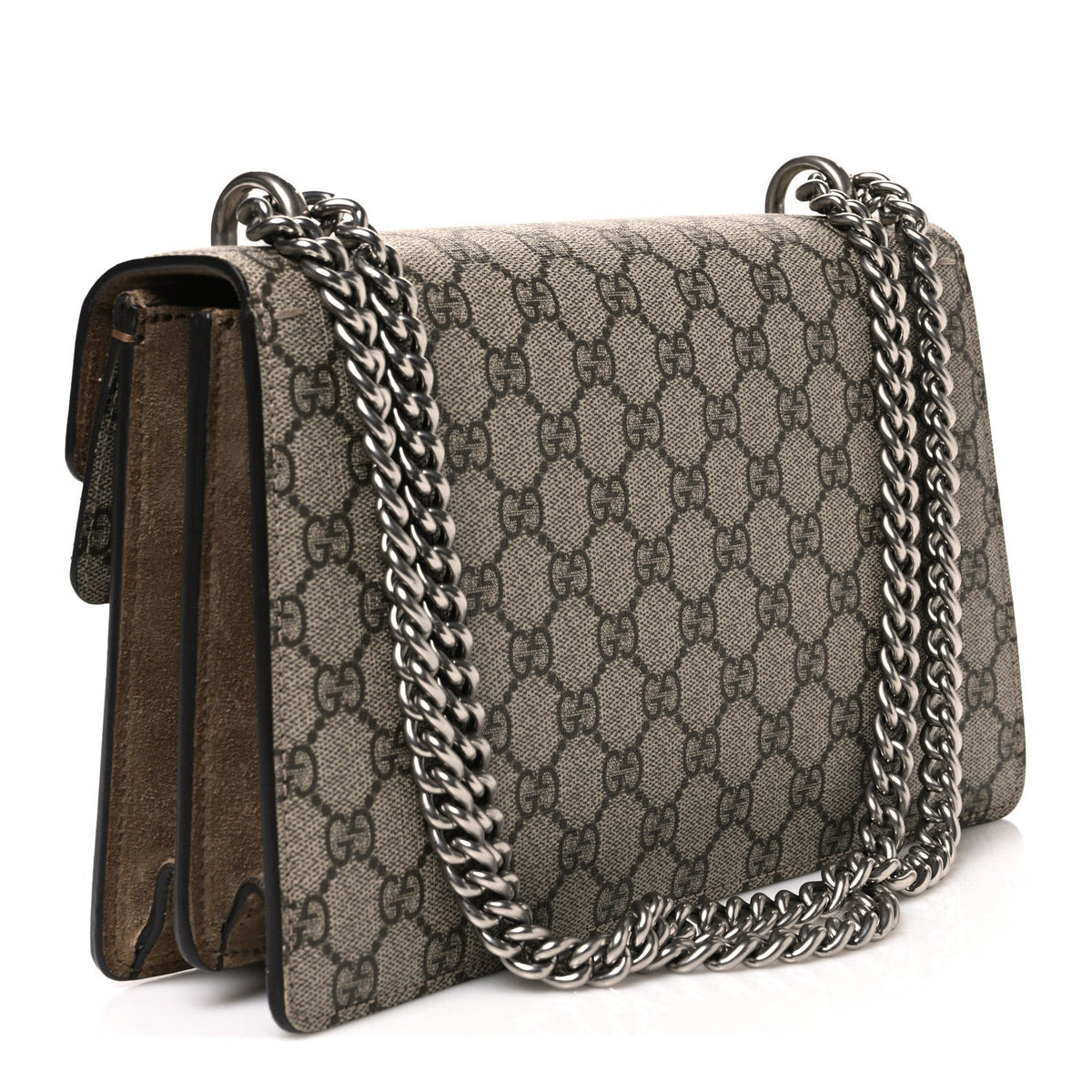 GG Supreme Monogram Small Dionysus Shoulder Bag Taupe