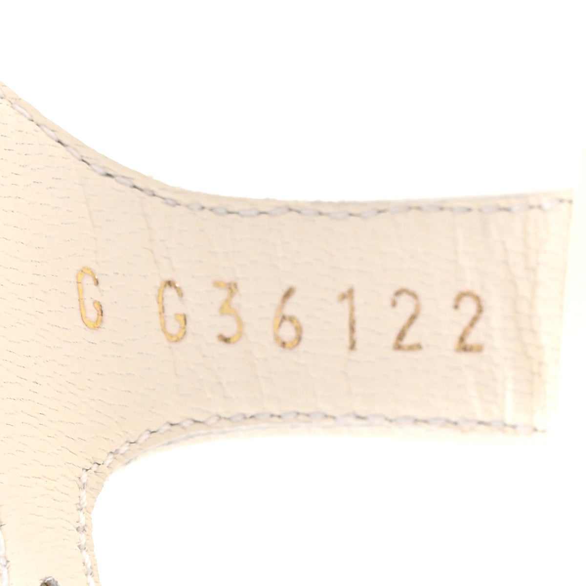 Lambskin Pearl CC Star Sandals 36.5 White