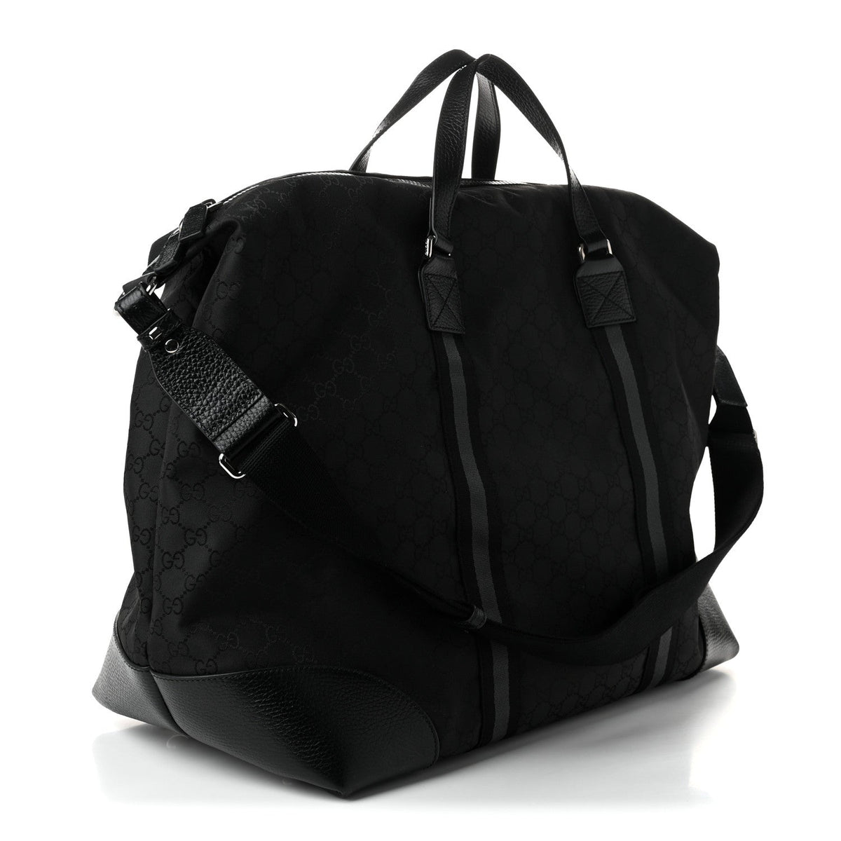 Nylon Monogram XL Duffle Bag Black