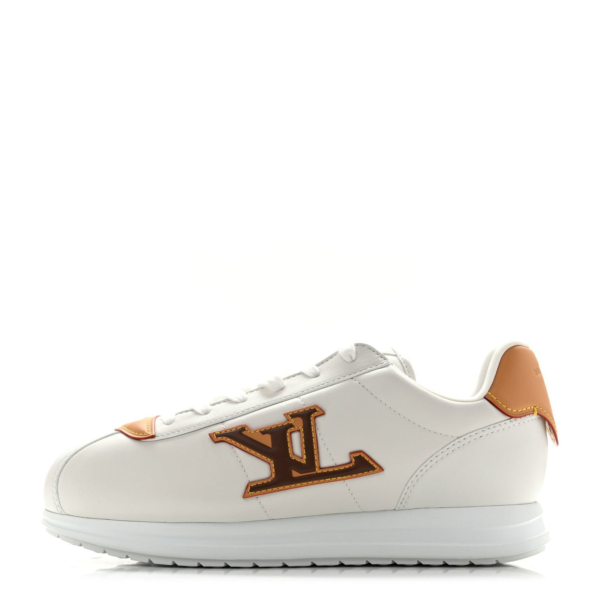 Lambskin Vachetta Mens LV Buttersoft Sneakers 10 White