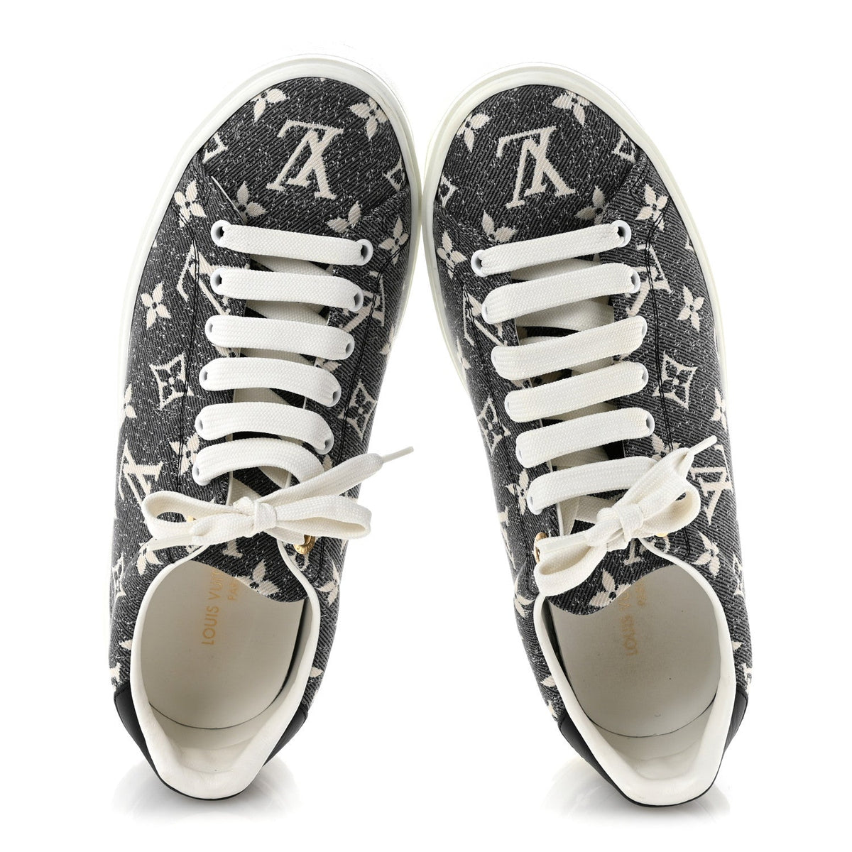 Denim Monogram Time Out Sneakers 39