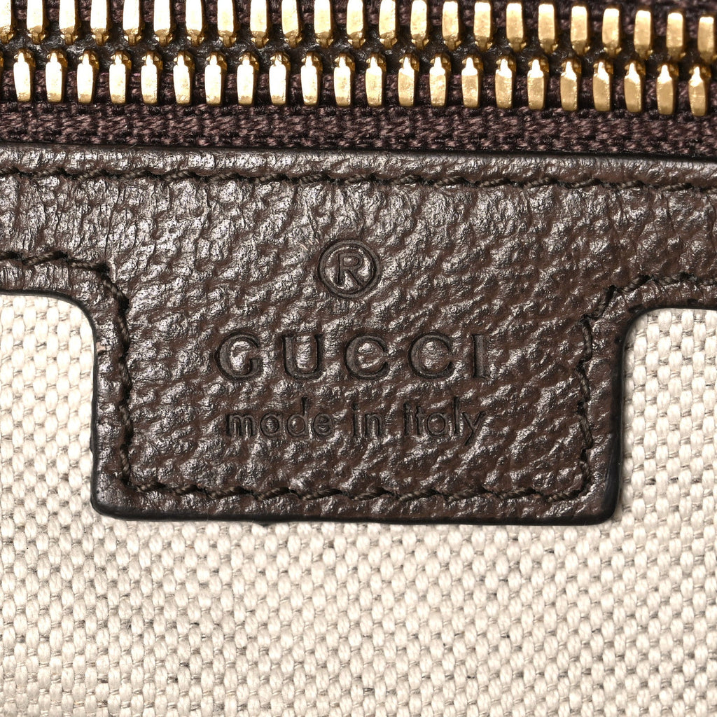 Monogram Jumbo GG Textured Dollar Calfskin Web Messenger Shoulder Bag Camel Ebony New Acero