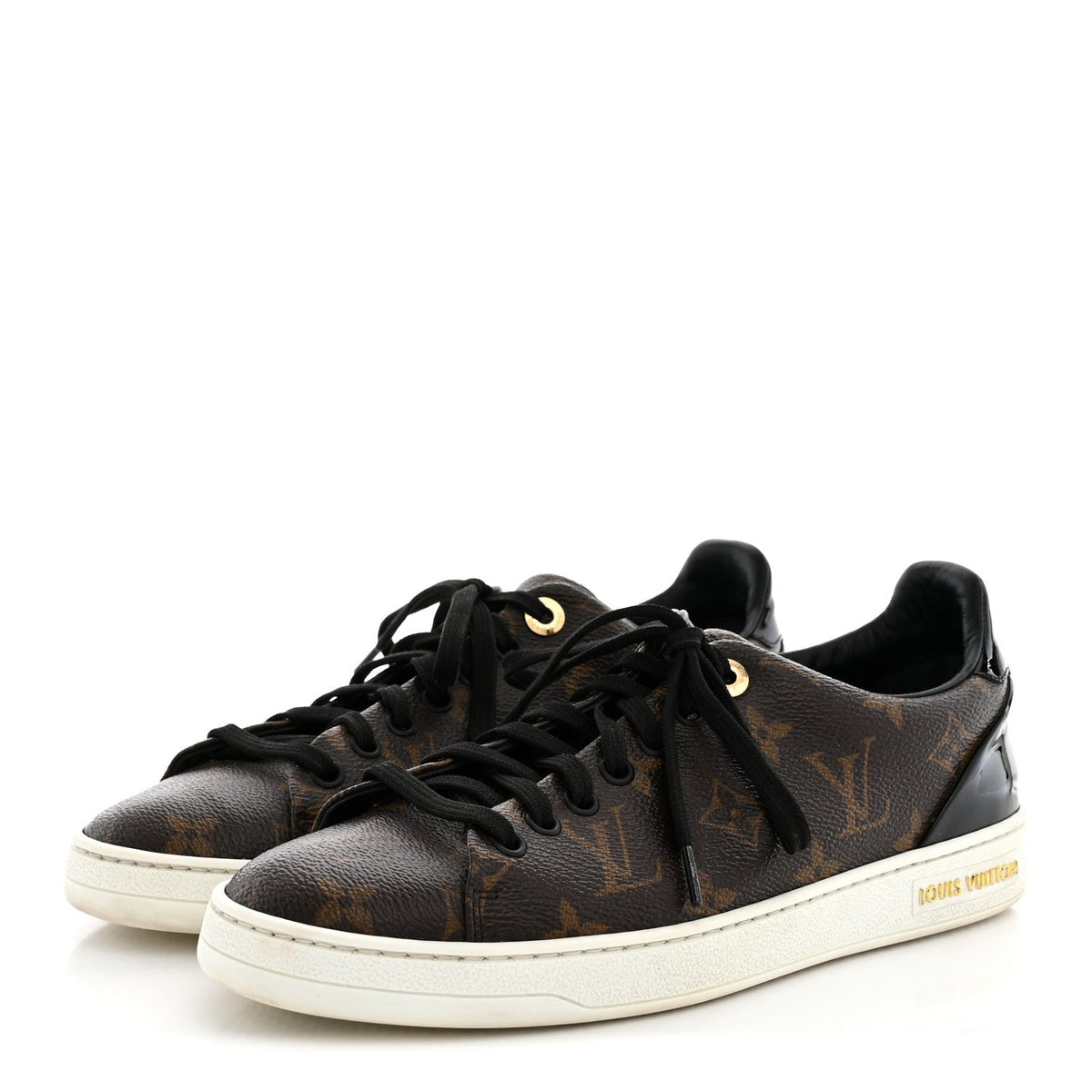 Patent Monogram Frontrow Sneakers 37