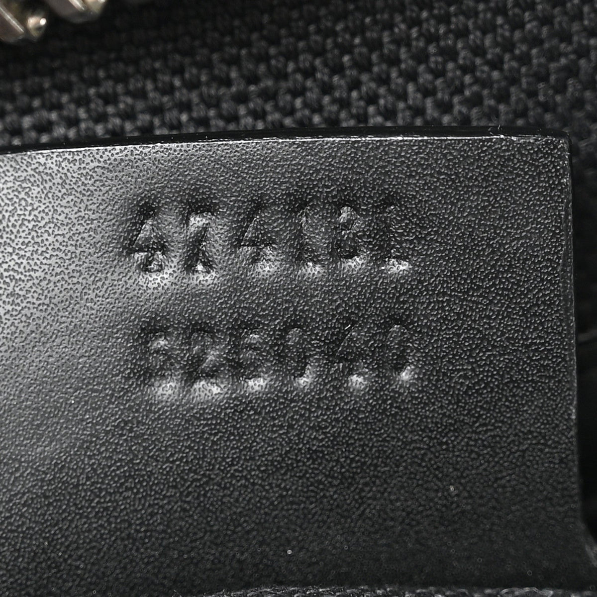 Soft GG Supreme Monogram Appia Calfskin Web Medium Carry On Duffle Bag Black Grey