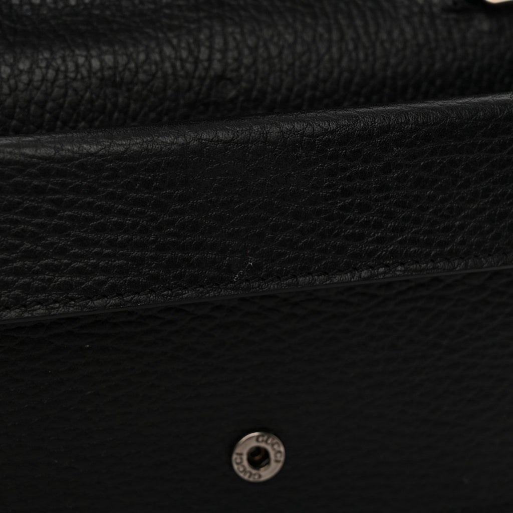 Calfskin Super Mini Dionysus Shoulder Bag Black