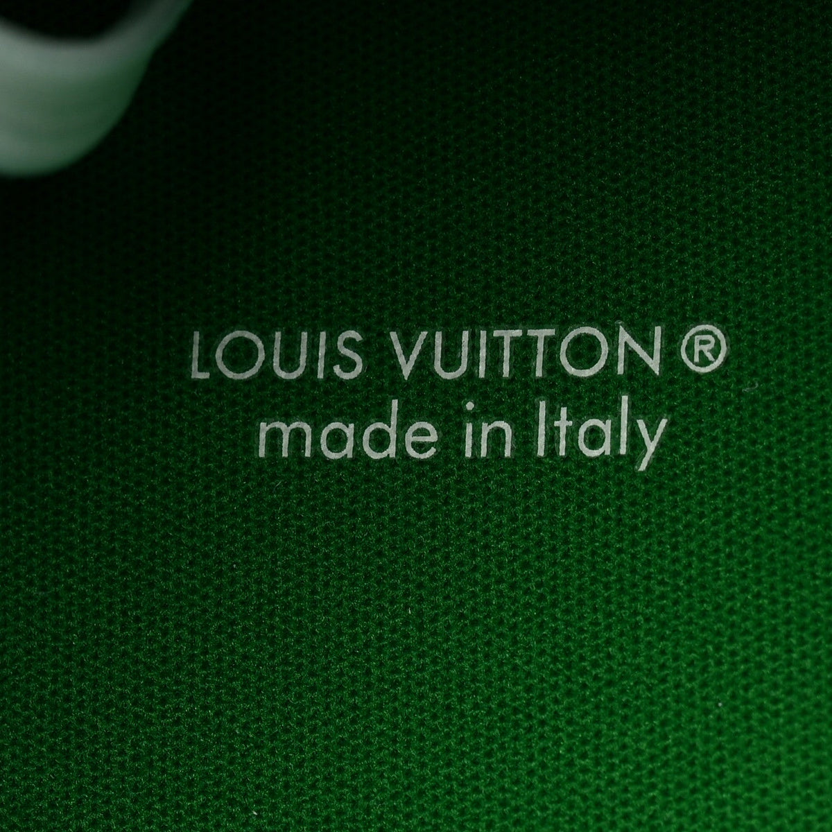Mens LV Trainer Upcycling Sneakers 8.5 White Green