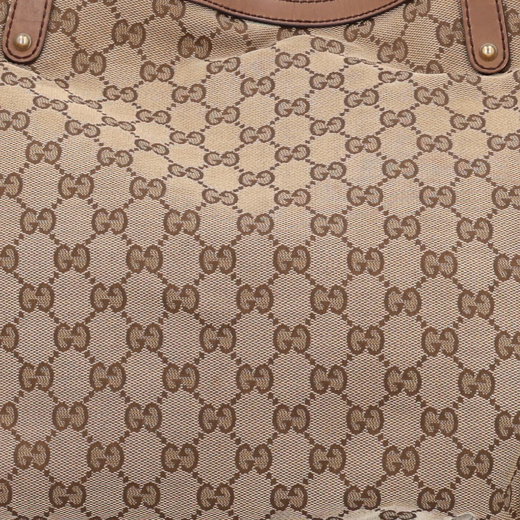 Monogram Large Craft Tote Light Brown