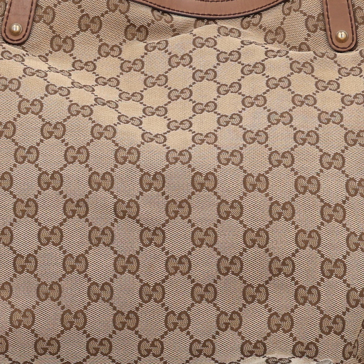Monogram Large Craft Tote Light Brown