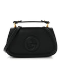 Roxy Calfskin Medium Blondie Top Handle Bag Black