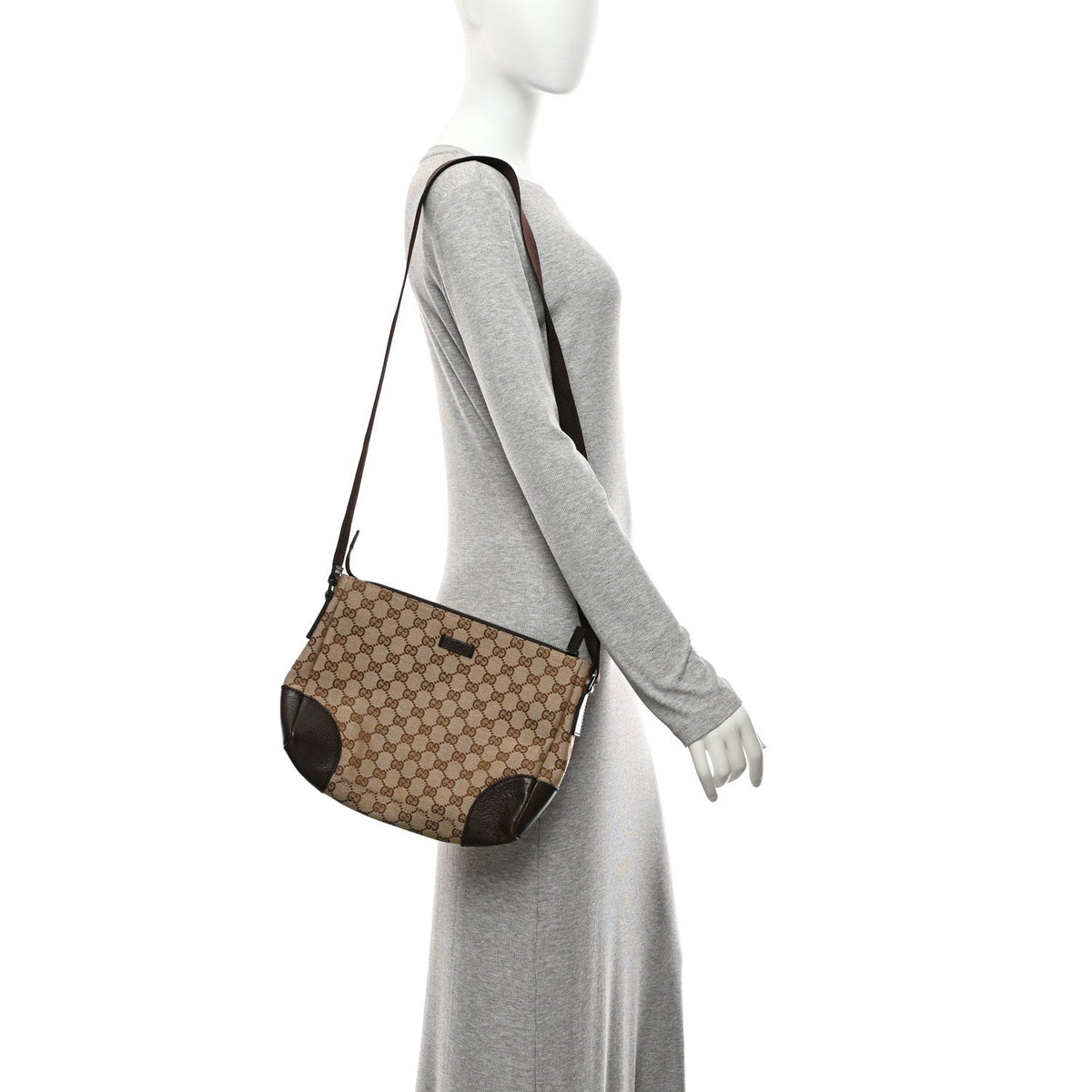 Monogram Joy Messenger Bag Dark Brown