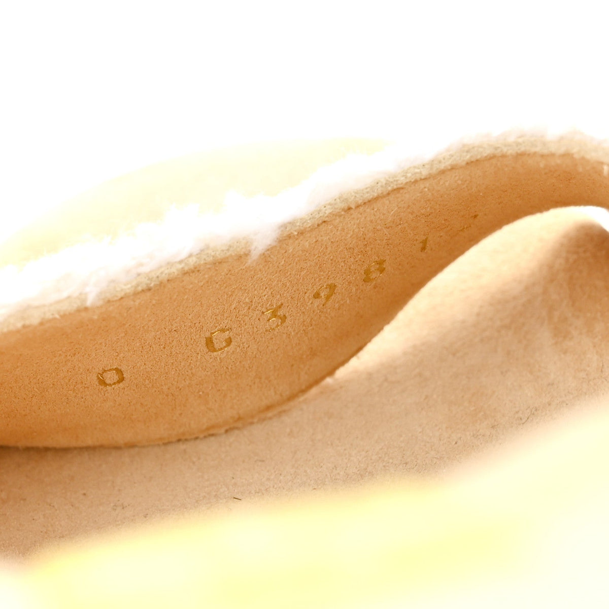 Tweed Cork CC Wedge Sandals 36.5 White