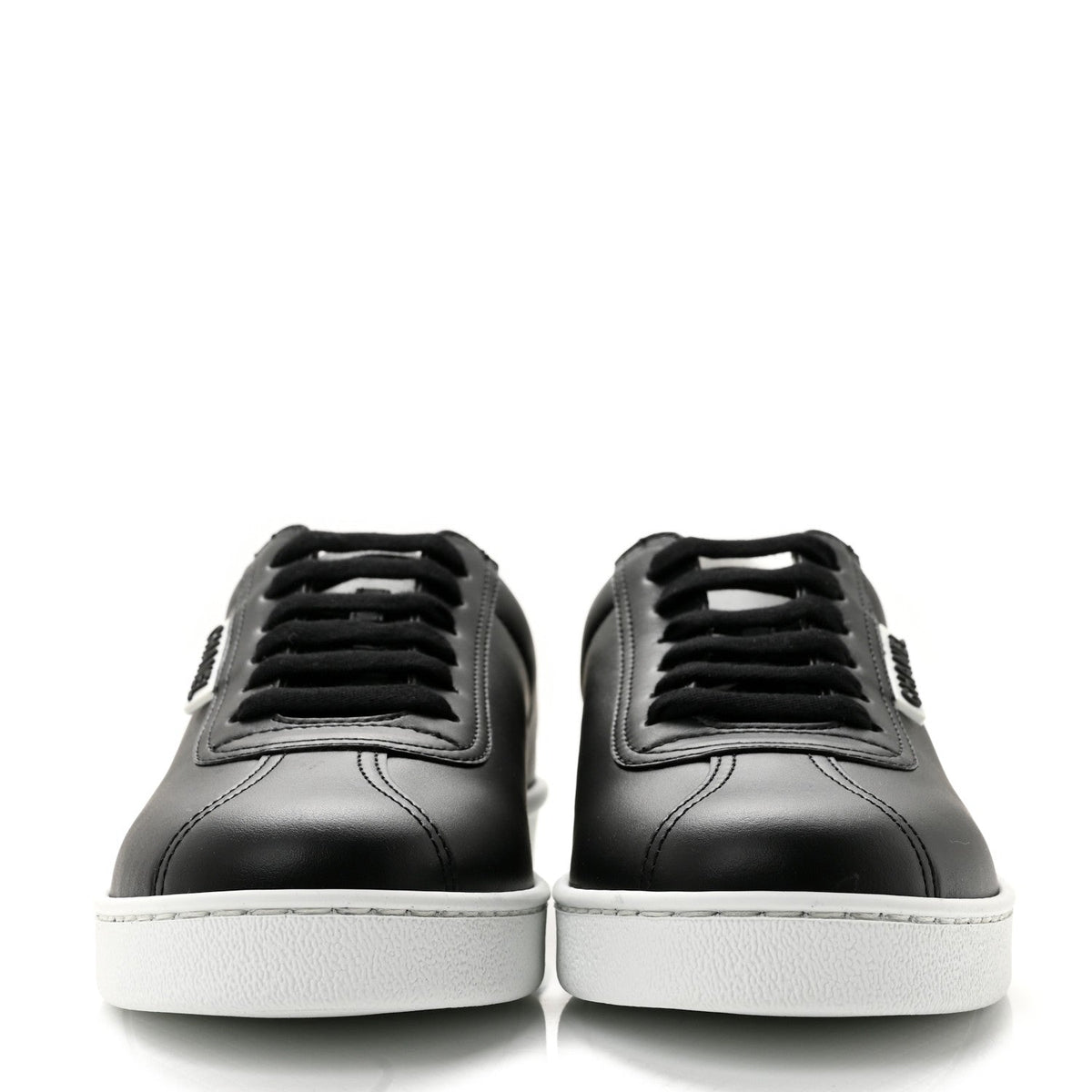 Calfskin CC Womens Sneakers 37 Black