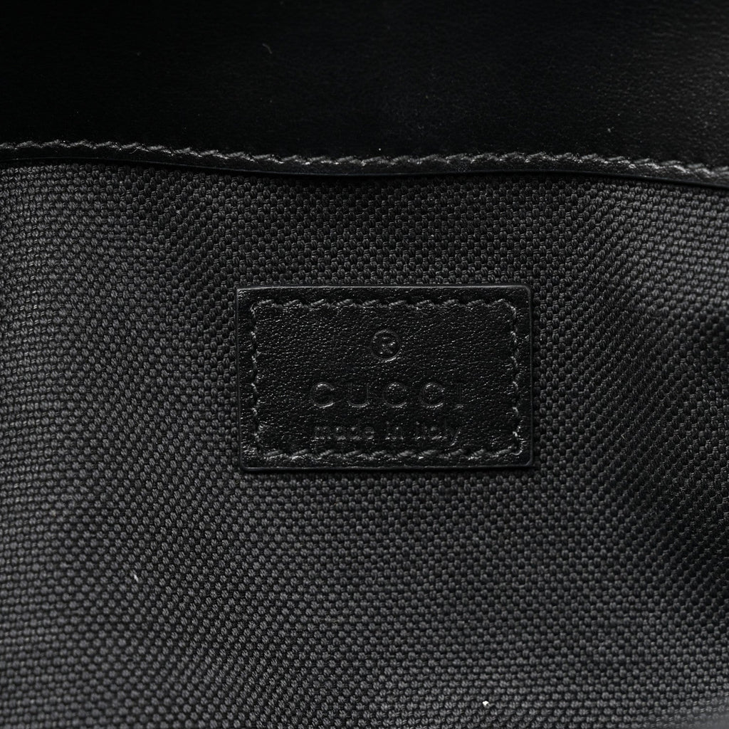 Calfskin Matelasse Monochrome GG Marmont Crossbody Shoulder Bag Black