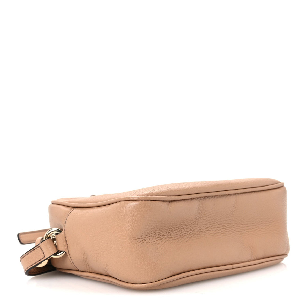 Pebbled Calfskin Small Soho Disco Bag Camelia