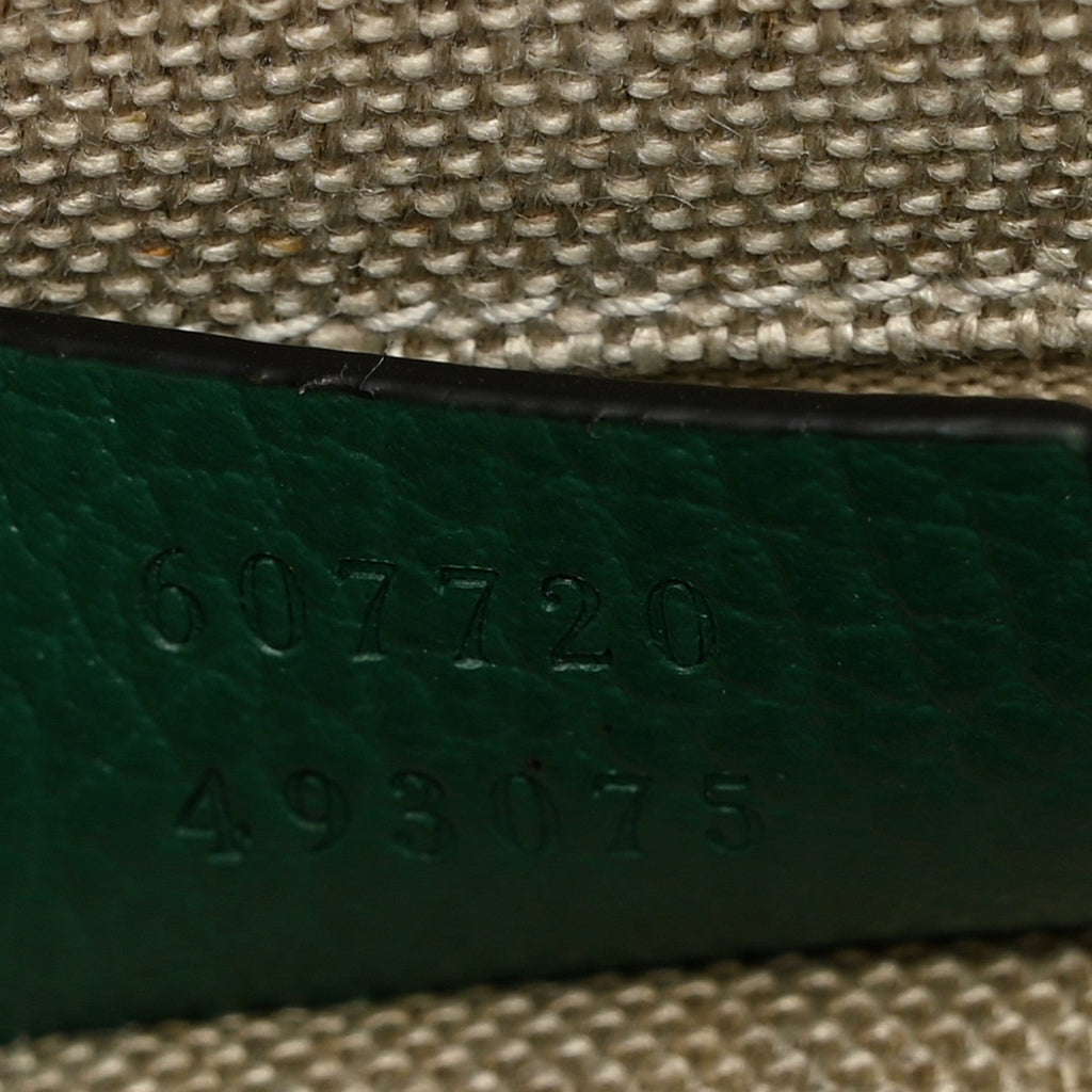 Dollar Calfskin Interlocking G Crossbody Bag Emerald