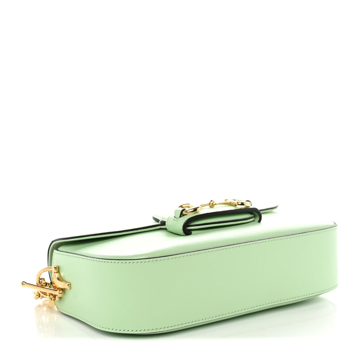 Azalea Calfskin Small Horsebit 1955 Chain Shoulder Bag Light Green