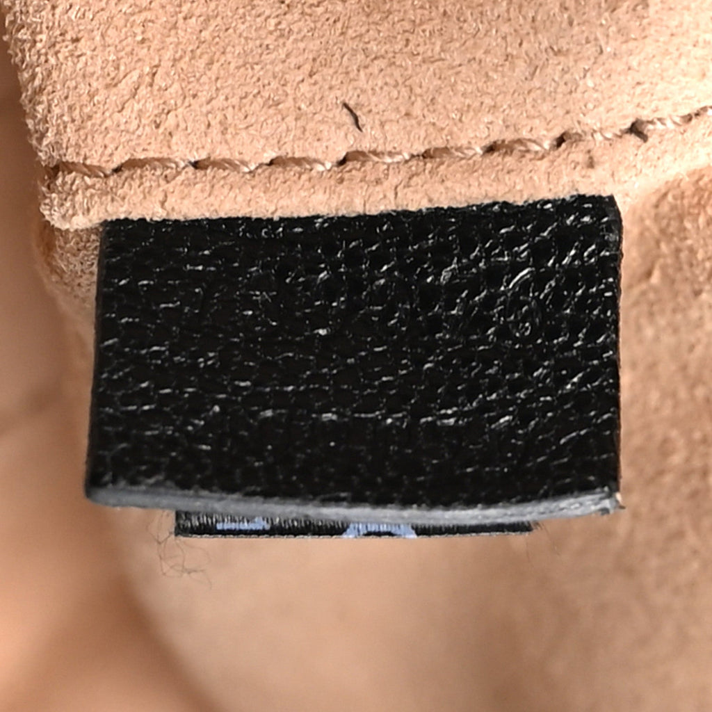 Goatskin Mini Aphrodite Shoulder Bag Black