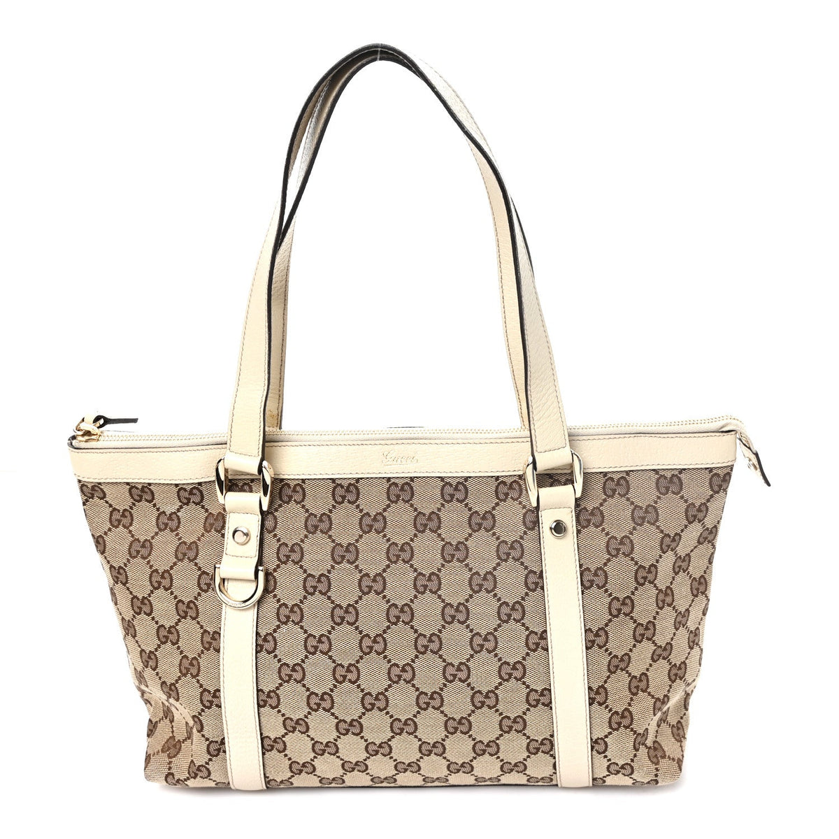 Monogram Medium Abbey Tote Off White
