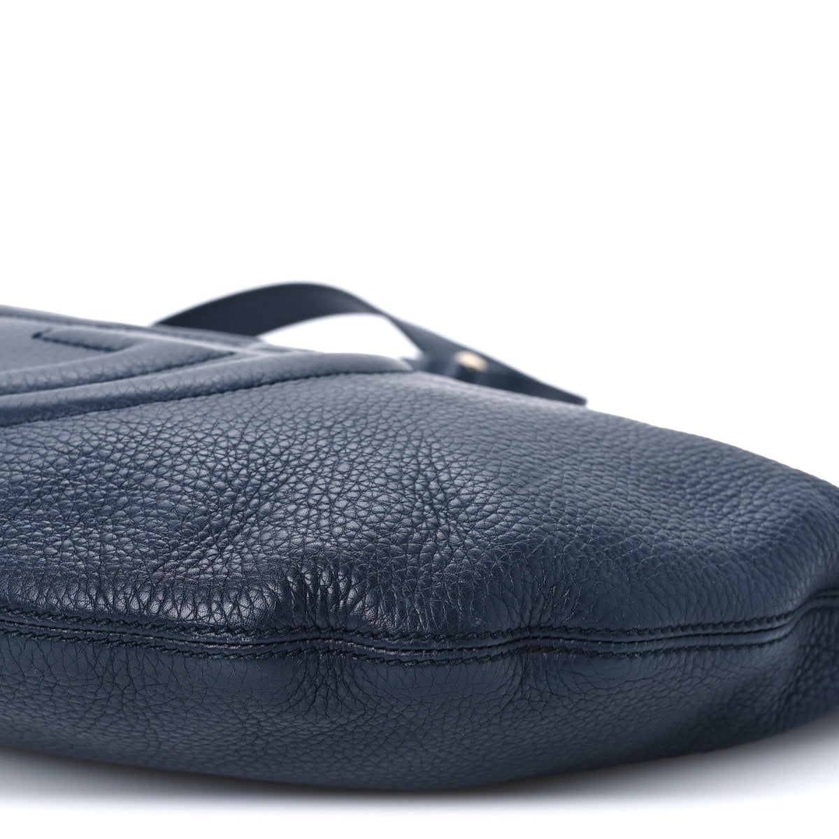 Pebbled Calfskin Medium Soho Hobo Blue