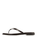 Goatskin CC Times Square Thong Sandals  37.5 Brown