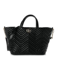 Lambskin Matelasse Medium GG Marmont Betty Tote Bag Black