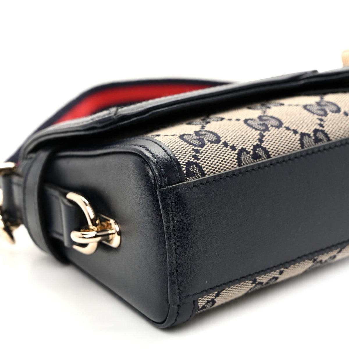GG Monogram Small Luce Shoulder Bag Beige Blue