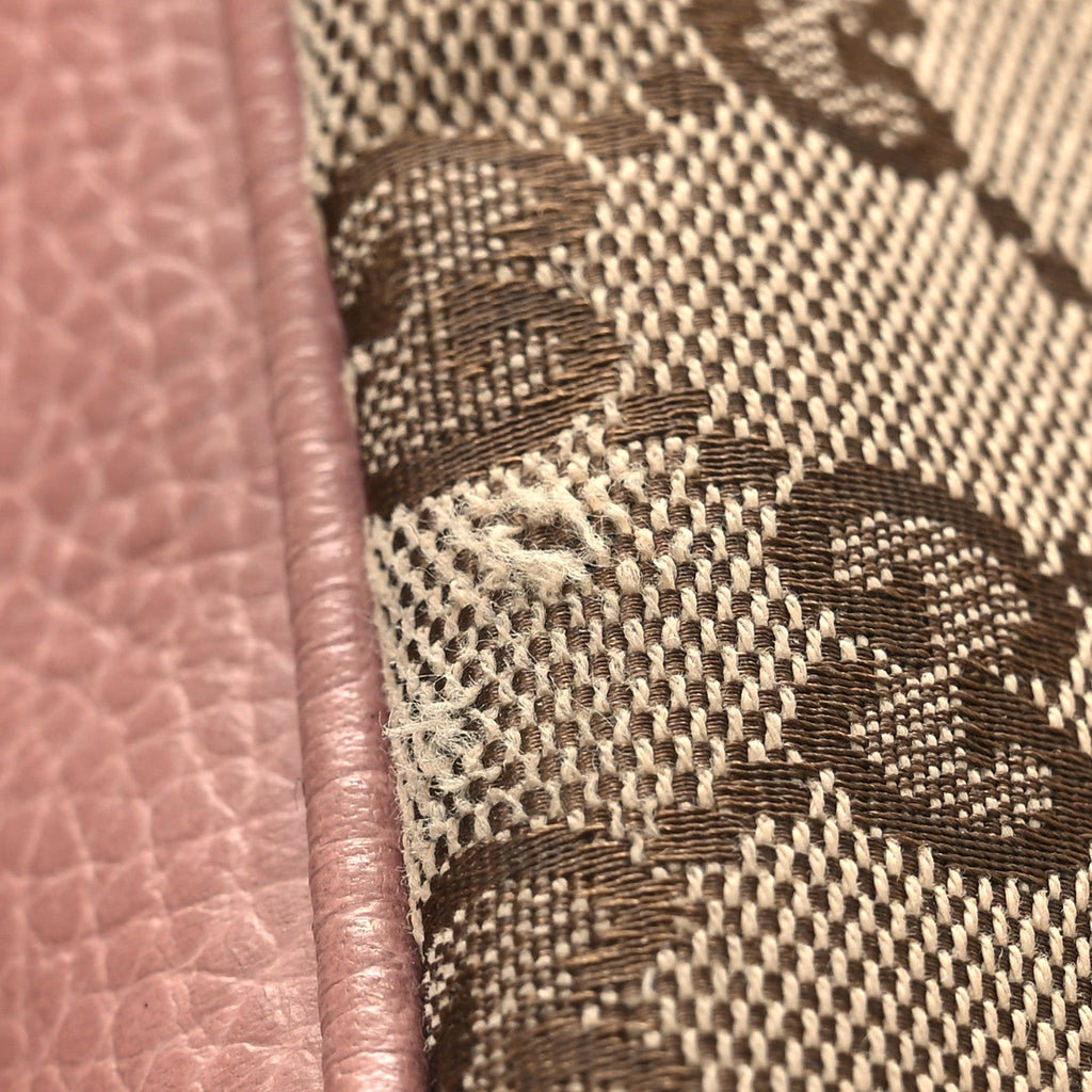Monogram Mini Bree Messenger Bag Beige Soft Pink