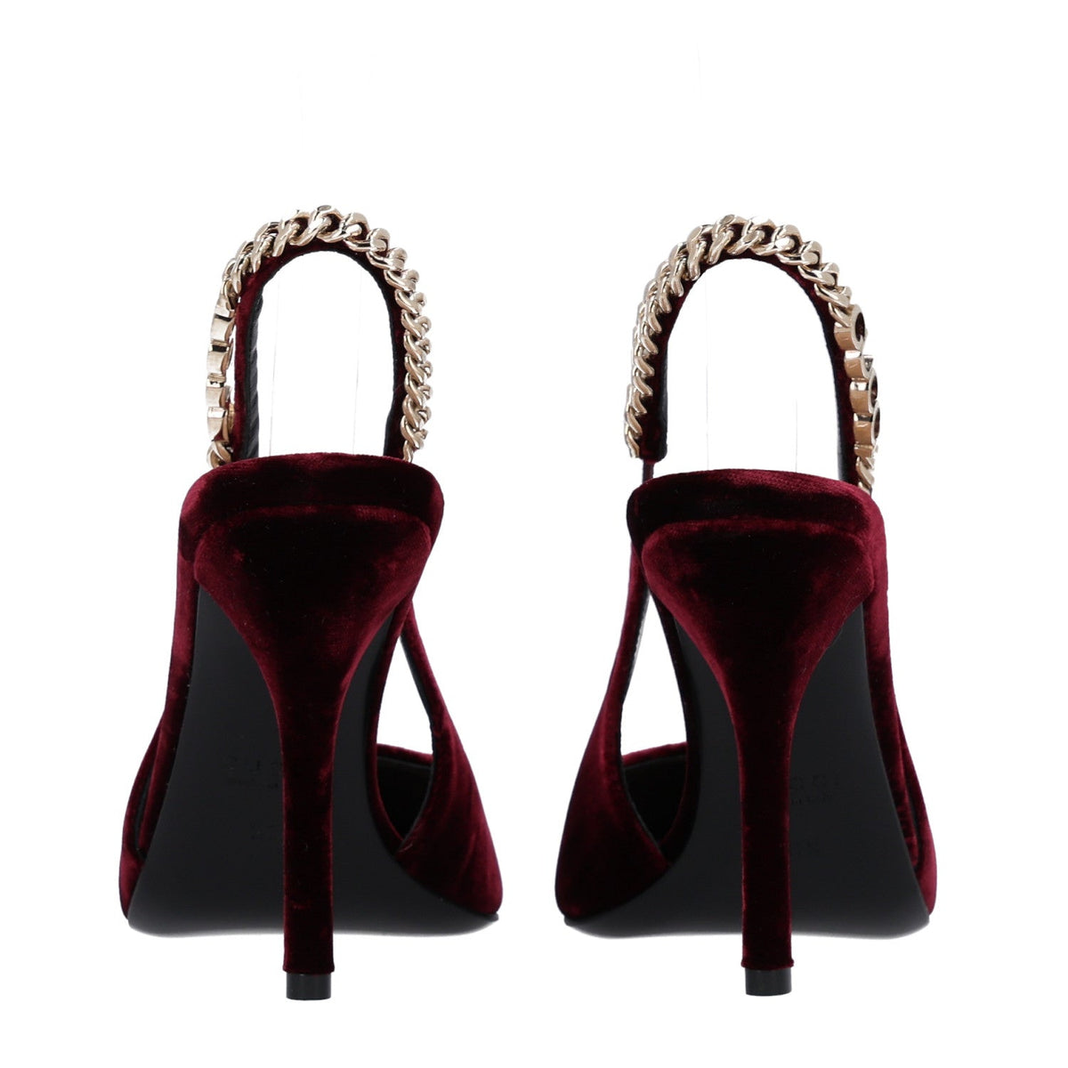 Velvet Crystal Nappa Charlotte Slingback Pumps 36.5 New Vineyard