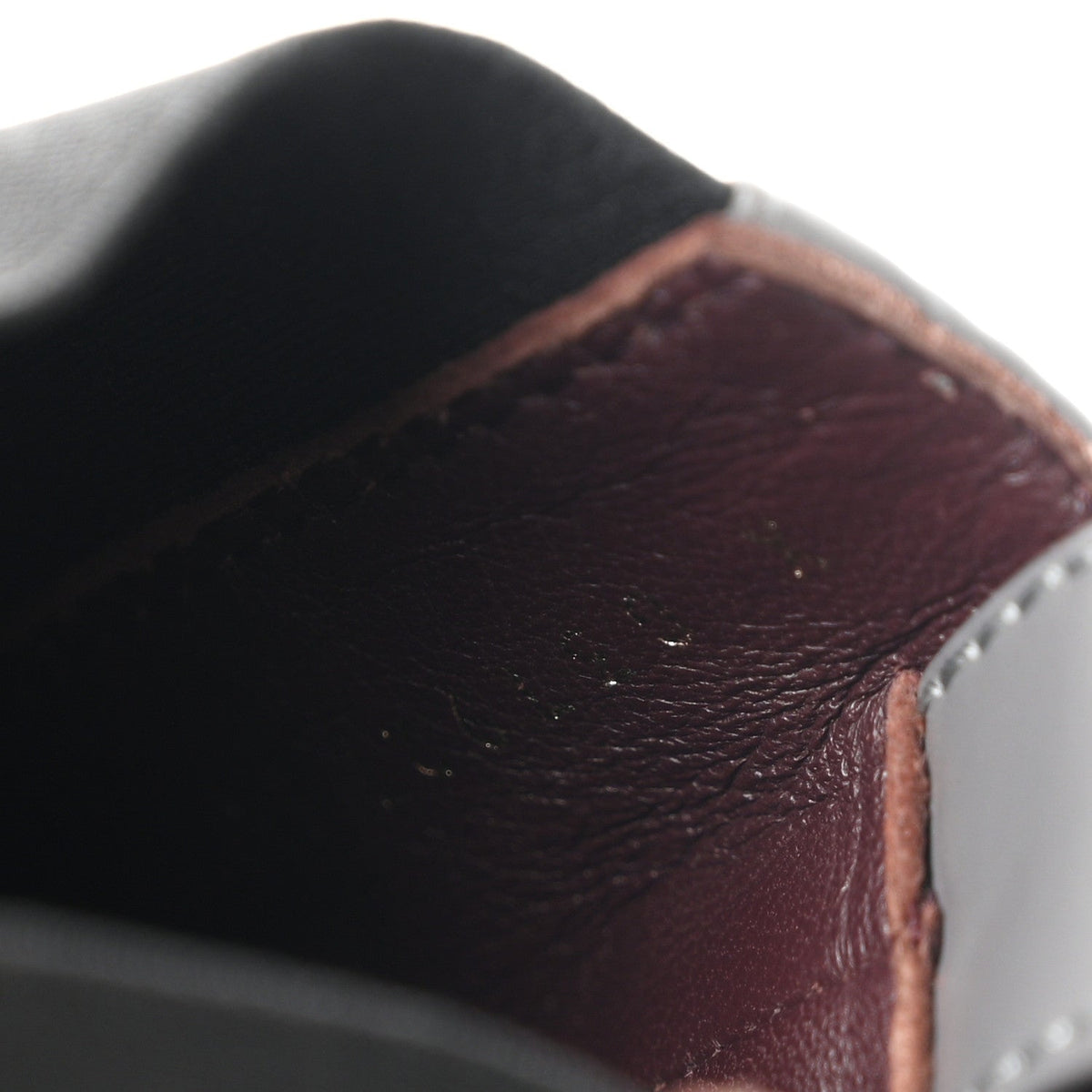 Calfskin Cap Toe CC Ankle Boots 38.5 Grey Black