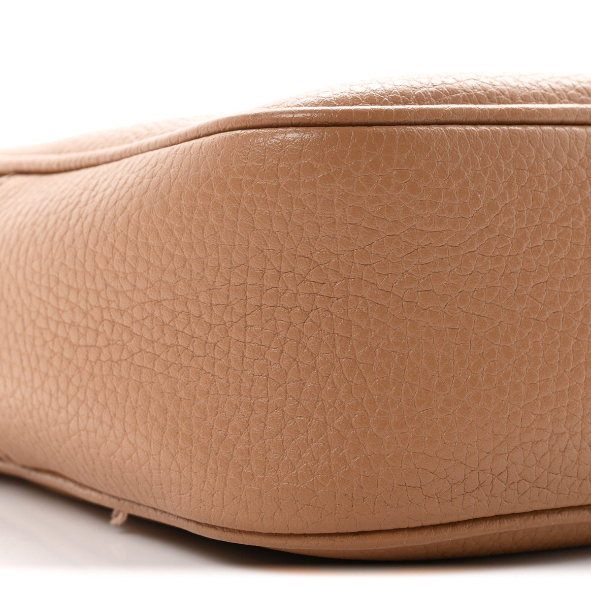 Pebbled Calfskin Small Soho Disco Bag Rose Beige
