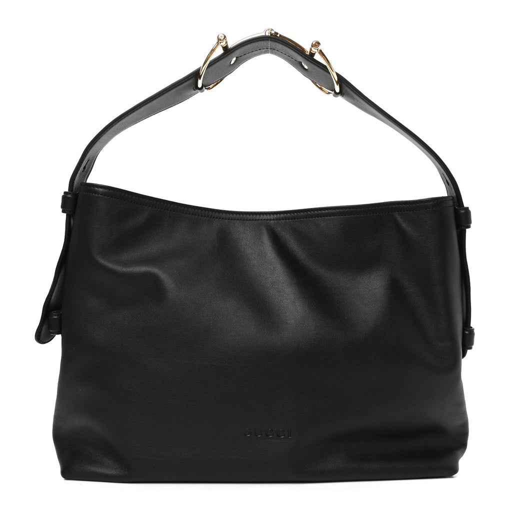 Calfskin Medium Beatrix Tote Black