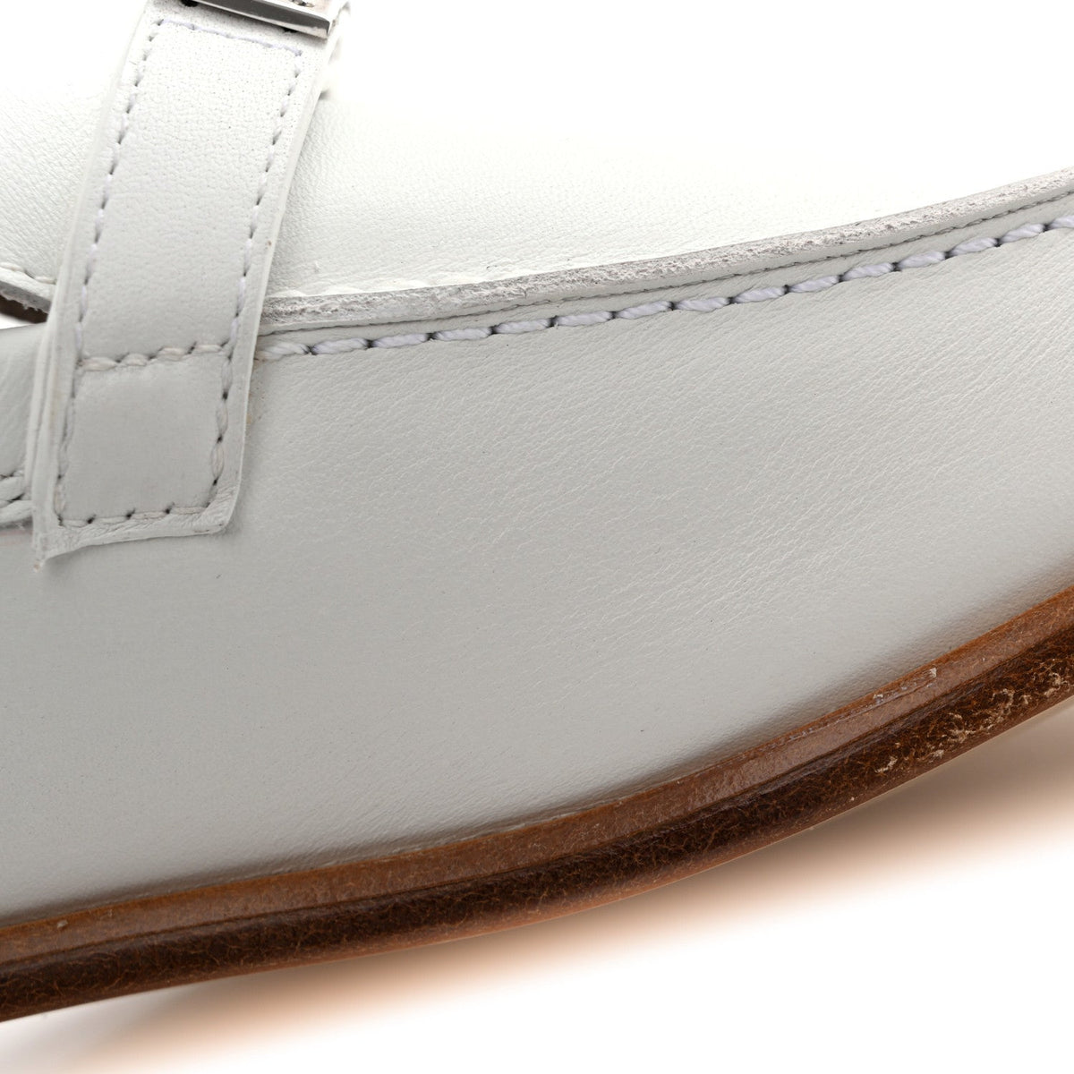 Calfskin Womens Destin Loafers 36 White