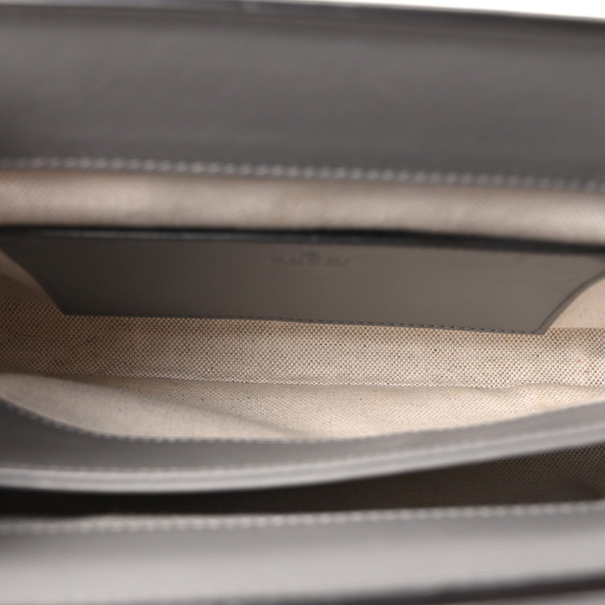 Calfskin GG Matelasse Small Slim Chain Shoulder Bag Dusty Grey Natural