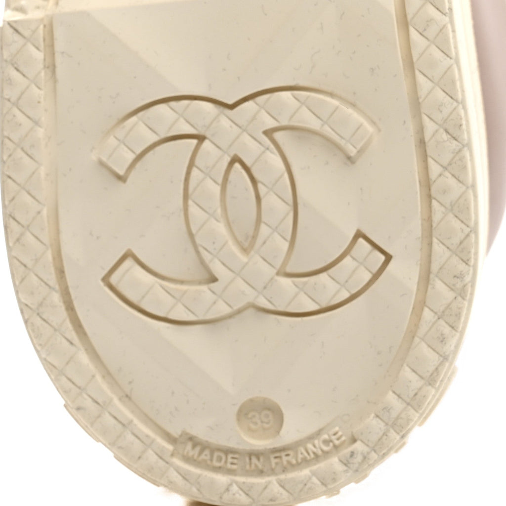 Caoutchouk CC High Boots 39 Beige White