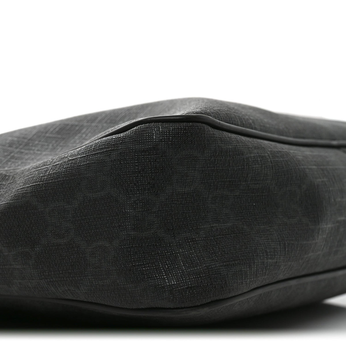 GG Supreme Monogram Messenger Bag Black Grey