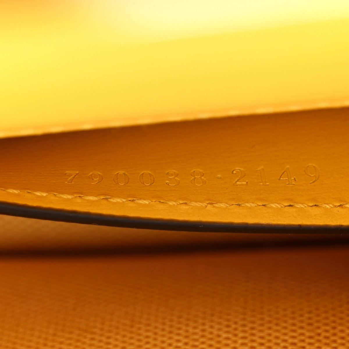 GG Monogram Scratch Lux Calfskin Mini Luce Shoulder Bag Yellow