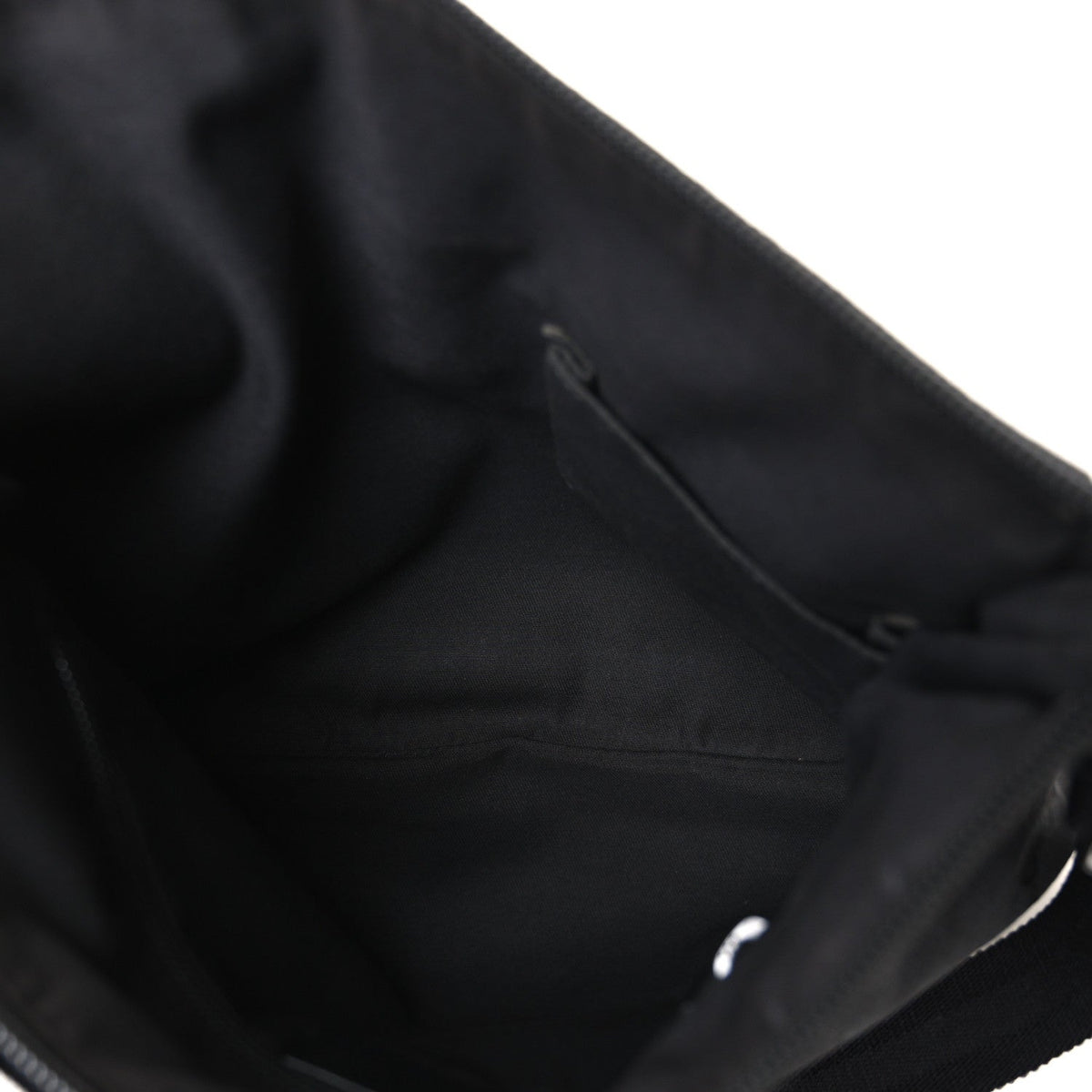 Monogram Calfskin Perforated Medium Flat Messenger Bag Black