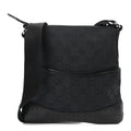 Monogram Small Perforated Messenger Black