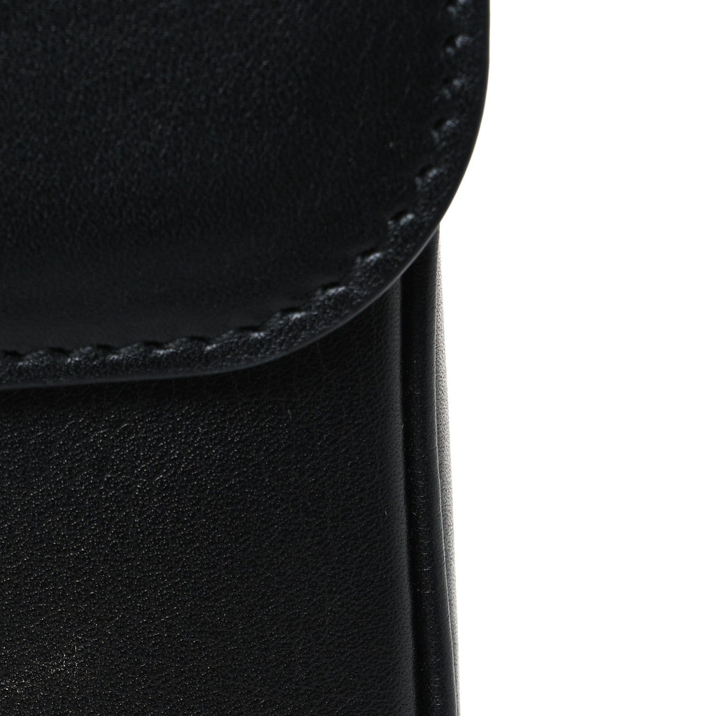 Arabella Calfskin Horsebit 1955 Small Shoulder Bag  Black