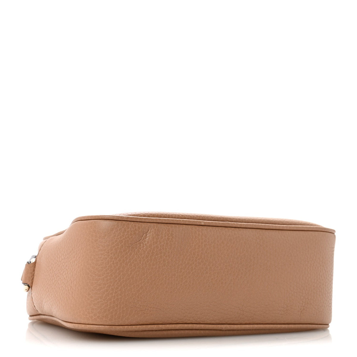 Pebbled Calfskin Small Soho Disco Bag Camelia
