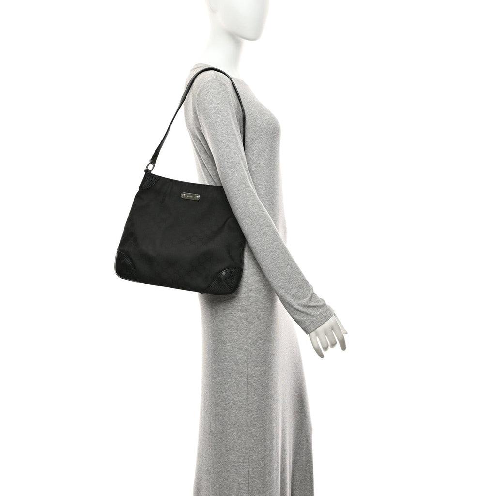 Monogram Shoulder Bag Black