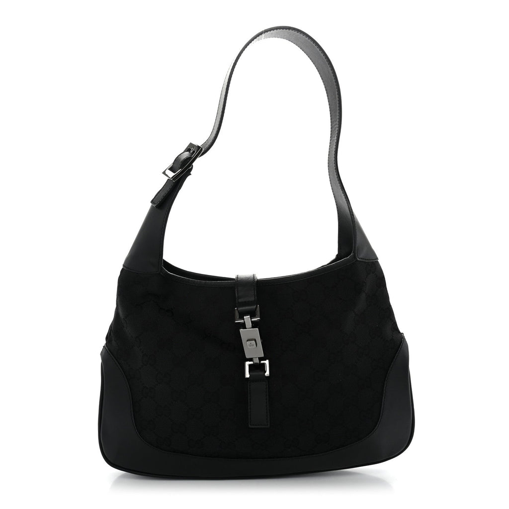 Monogram Small Jackie O Hobo Black