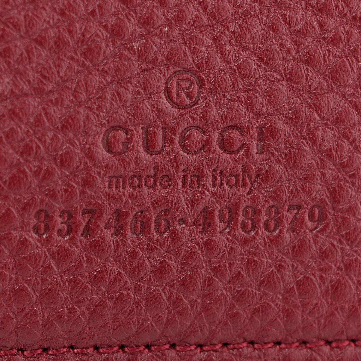 Grained Calfskin Softbit Maxi Shoulder Bag Rosso Ancora