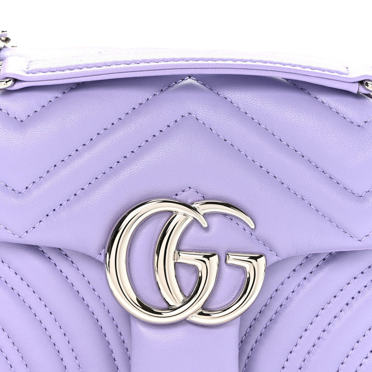 Lambskin Matelasse Small GG Marmont Shoulder Bag Lapis