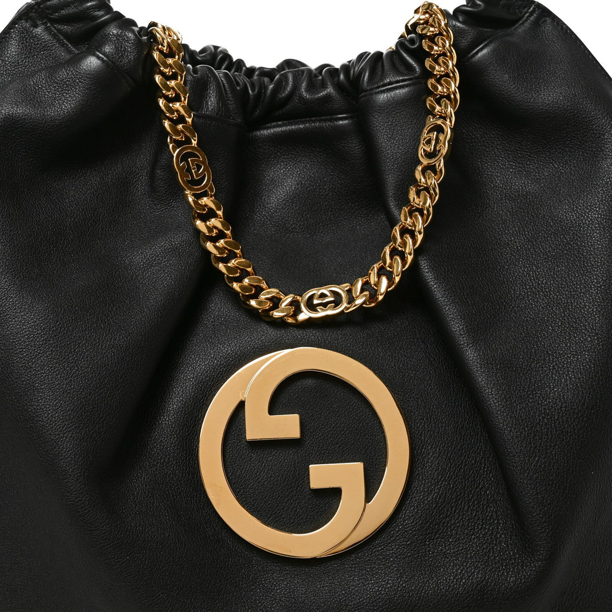 Calfskin Large Blondie Tote  Black