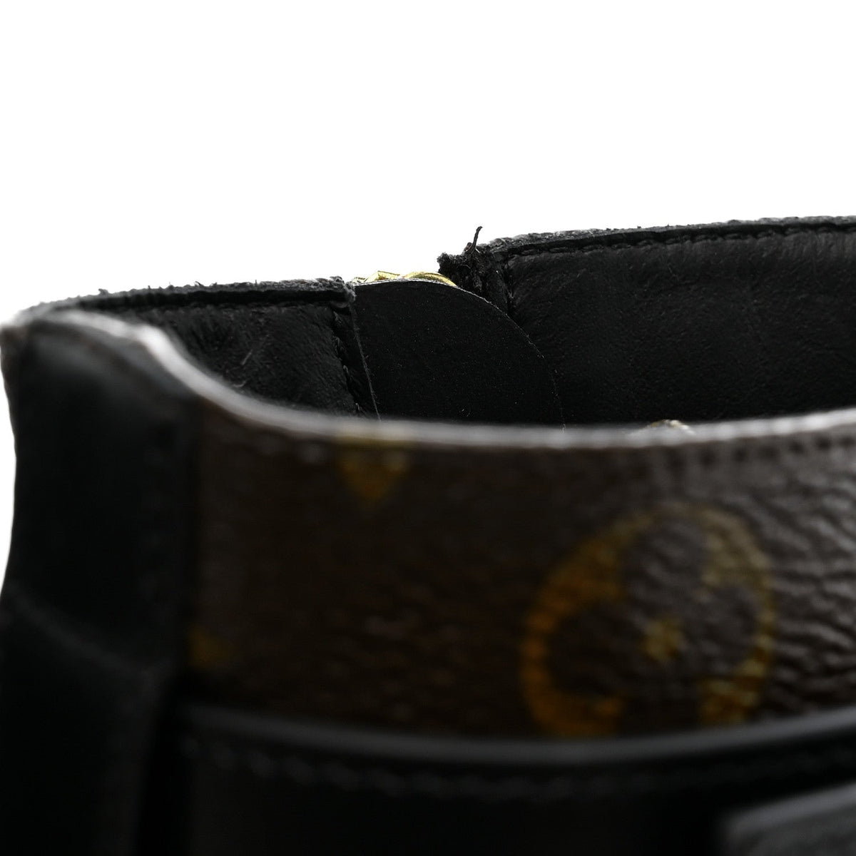 Calfskin Monogram Wonderland Flat Ranger Boots 39 Black