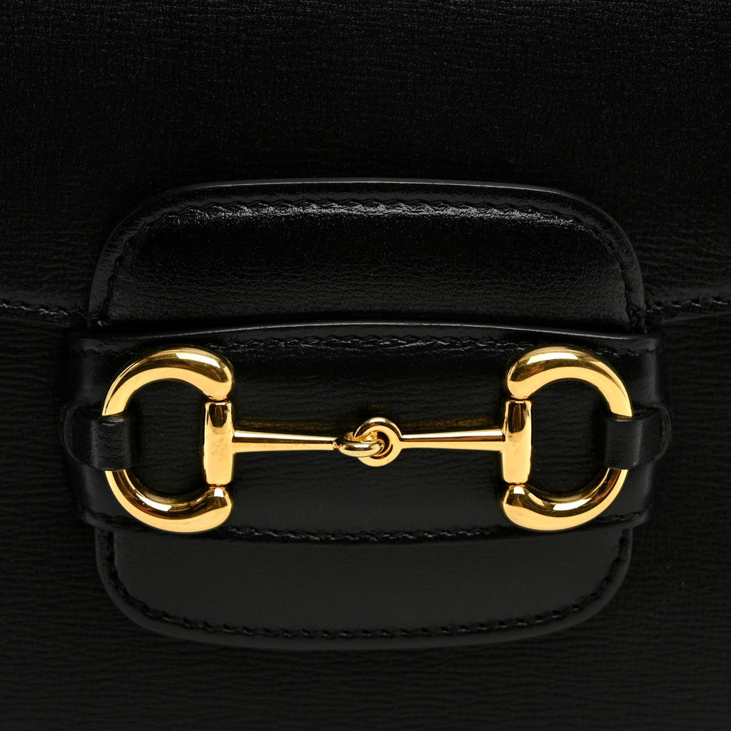 Azalea Calfskin Horsebit 1955 Shoulder Bag Black
