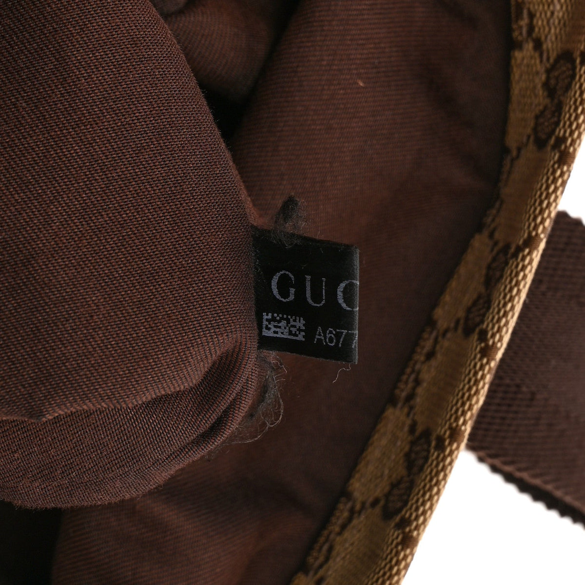 GG Monogram Medium Handle Vertical Tote Bag Dark Brown